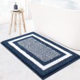 thumbnail image 1 of CPDD Bathroom Rugs Bath Mat,Non-Slip Fluffy Soft Plush Microfiber Bath Rugs, Machine Washable Quick Dry Shaggy Shower Carpet Rug for Bathroom, Tub and Shower (20"x32", Navy) Navy 20"x32", 1 of 7