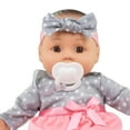 thumbnail image 6 of My Sweet Love 14-inch My Cuddly Baby® Doll, Grey and Pink Dress, 6 of 11