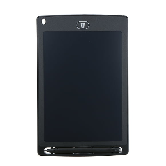 Tablette d'Écriture LCD de 8,5 Pouces avec Écran Sensible à la Pression, Affichage à Police Audacieuse, Tableau de Dessin Numérique Réutilisable - Inclut un Stylet à Pompon, Fente Anti-Perte, Effacement à une Touche, Pile CR2020, Portable et Mince