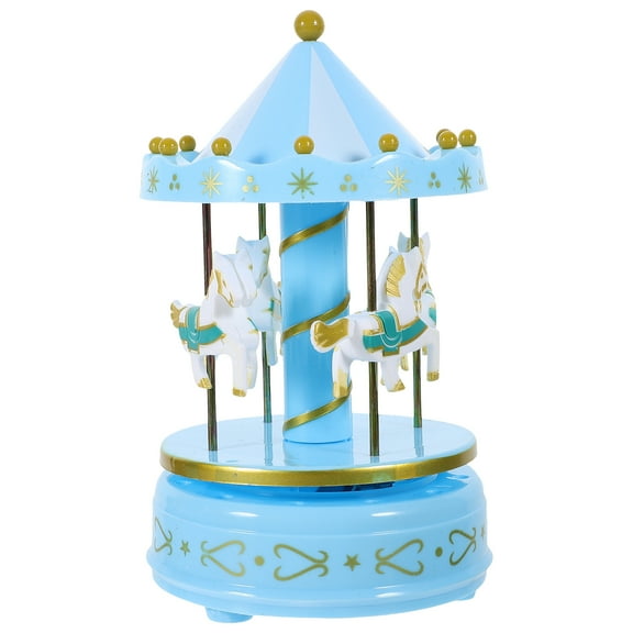 UEETEK Classical Music Box Music Box Blue Plastic 1Pcs