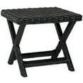 thumbnail image 2 of SAFAVIEH Manor Transitional Rustic Nautical X-Bench, Black, 2 of 5