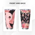thumbnail image 3 of Rocae Cute Axolotl Sakura Blossoms A for 20 Ounces Stainless Steel Insulted Tumbler Car Cup Drink Mug Inspirational Graduate Present-Straw Three-piece Set, 3 of 8