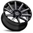thumbnail image 2 of Black Rhino Cast Aluminum Rim BRTYN 17X9.5 6X120 G-BLK-MILL 12MM, 1795TYN126120B67, 2 of 3
