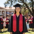 thumbnail image 6 of Graduation Stole Plain Soft Sash Unisex Graduation Stole Scarf For College Graduate Photograph Ceremony, 6 of 7