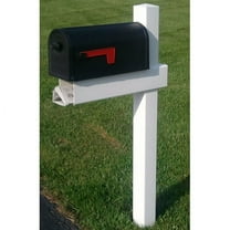Handy Post, HP-1W, 54-in x 24-in White Vinyl Mailbox Post Sleeve, 12lbs