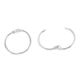 thumbnail image 3 of 30mm Openable Dia Metal Spring O-Ring Loose Leaf Binder Ring Silver Tone 50 Pcs, 3 of 5