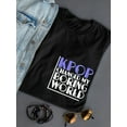 thumbnail image 3 of Kpop Changed My Boring World Graphic Women Black T-Shirt, Female XX-Large, 3 of 4