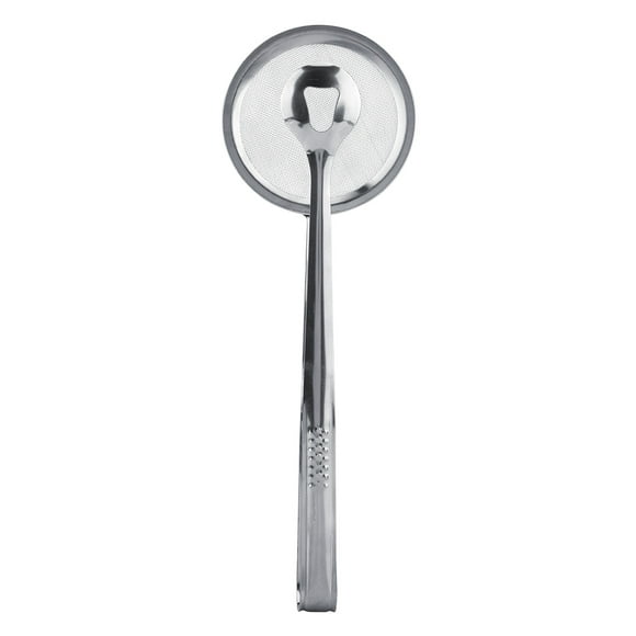 Hot Pot Tong Stainless Steel Hot Pot Tong Kitchen Tongs Filter Spoon with Clip Hot Pot Tong Fried Food Clip Multi functional Oil Filter Strainer Mesh