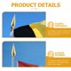 thumbnail image 3 of Cabezales de bandera de 4pcs cabezales de la bandera de bandera cabezales de la bandera toppers para exteriores al aire libre, 3 of 6