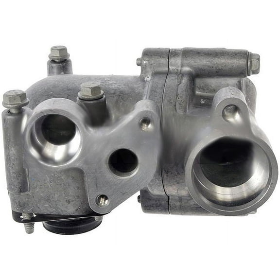 Engine Coolant Thermostat Housing Assembly - Compatible with 2010 - 2015 Chevy Camaro 3.6L V6 2011 2012 2013 2014