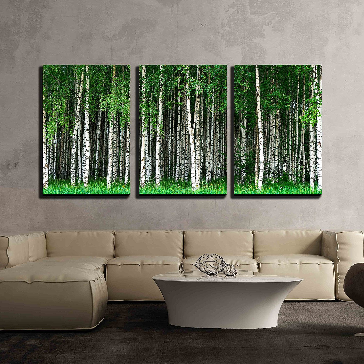 3Pcs Dew Bamboo Green Nature Canvas Print Art Painting Modern Home Wall Decor 