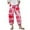 Pink, variant on CAIXIA Women Sweatpants Pink Bow Heart Trendy Graphic Pants Ladies' Valentine's Day Fashion Casual Pants High Waist Trendy Weekend Trousers