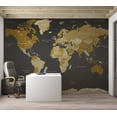thumbnail image 5 of VIVYET Wall Mural - World Map: Modern Geography, 5 of 5