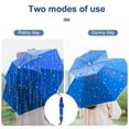 thumbnail image 2 of HDWUEN Rain Umbrellas Travel Beach Lightweight Umbrellas Portable Windproof Compact Folding Umbrella for Rain & Sun blue, 2 of 9