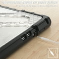 thumbnail image 3 of XYX Case for 13 inch Microsoft Surface Pro 8 (2021 Release), 360 Rotating Heavy Duty Shockproof Cover with Kickstand and Hand Strap (Transparent), 3 of 7