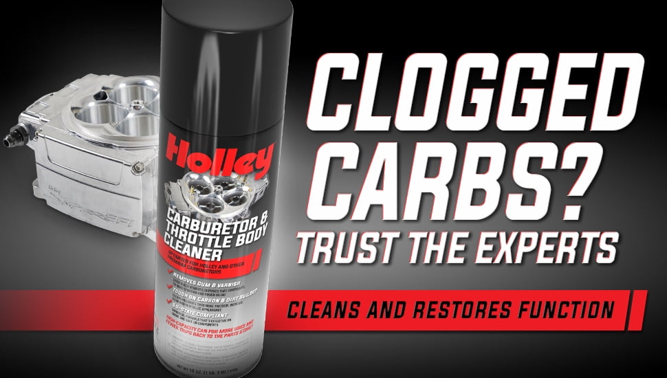 HOLLEY 120-HLYCC-18 Carburetor & Throttle Body Cleaner Spray, 18oz Can