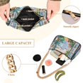 thumbnail image 2 of FORMRS Womens Shoulder Bag with Chain Strap Clutch Purse Cute Tote Handbag, Floral Seaside, 2 of 7