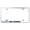 Chrome, variant on Ford Laser Etched Logo Stainless Steel Wide Body License Plate Frame (Chrome)