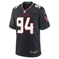 thumbnail image 2 of Men's Nike Jayden Peevy  Navy Houston Texans Team Game Jersey, 2 of 6