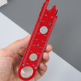 thumbnail image 5 of Quick Automatic Needle Threader for Sewing Machine, 4 in 1 Multitool with Built-in Ruler and Magnifier, Magnetic Seam Guide, Quilting Sewing Tools (red), 5 of 9