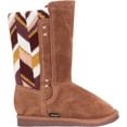 thumbnail image 2 of Girls' MUK LUKS Stacy Boot Tan Polyester/Synthetic/Acrylic 3 M, 2 of 4