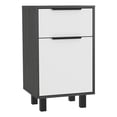 thumbnail image 1 of Tuhome Kaia Z Nightstand Engineered Wood Nightstands In Multi-Color, 1 of 1