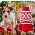 thumbnail image 5 of Pet Vest with Letter Pattern - Fashionable, Two-legged, Comfortable, Waist Buckle, Print, Holiday Accessory, Polyester, Christmas Festival Pet Skirt, for Teddy, 5 of 8