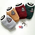thumbnail image 4 of Zenghuiiii Autumn And Winter New Knitted Vest V Neck College Style Pet Dog Cat Clothes Vest, 4 of 8