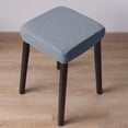 thumbnail image 5 of YWMJZEU Square Bar Stool Cover Cushion with Elastic Stool Seat Cushion Elastic Stretch Slipcover for Home Party Dinign Room Dressing Table Stools Cover Gray B, 5 of 9