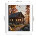 thumbnail image 2 of Paint by Numbers Kit for Adults, Autumn Cabin Sunset Pathway Bird Paint by Numbers, Easy Paint by Numbers Kit for Adults Beginner, DIY Adult Paint by Number Kits on Canvas, Home Decor, 2 of 7