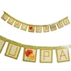 Jointed "Luau Party" Bamboo Banner