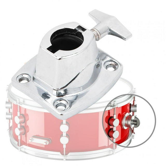Pièces d'Instrument de Percussion, Pince de Support de Cymbale, Matériau en Alliage de Zinc de Haute Qualité Exécution Fine Durable pour les Amateurs d'Instruments à Tambour Argent