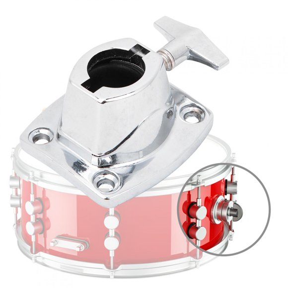 Percussion Instrument Parts, Convenient To Use Not Easy To Damage Cymbal Holder Clamp, For Drum Instrument Lovers Silver