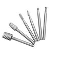 thumbnail image 1 of Paquete de 6 piezas de fresado de enrutador brocas de molienda conjunto de herramientas de fresa para herramienta rotativa carpintería Gloria HSS Router Bit, 1 of 5