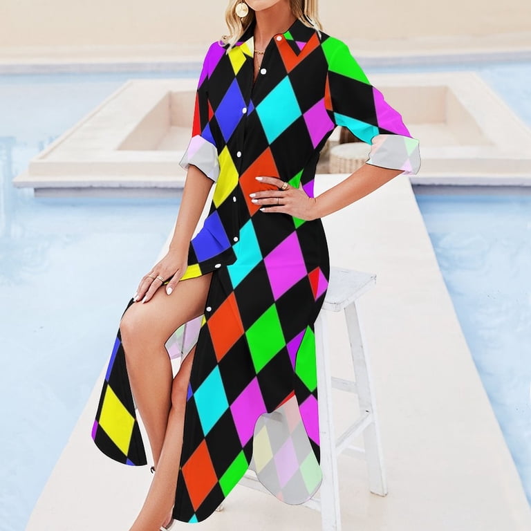 red black green yellow dress Rasta Rhythms Kaftan Dress Black Red Green