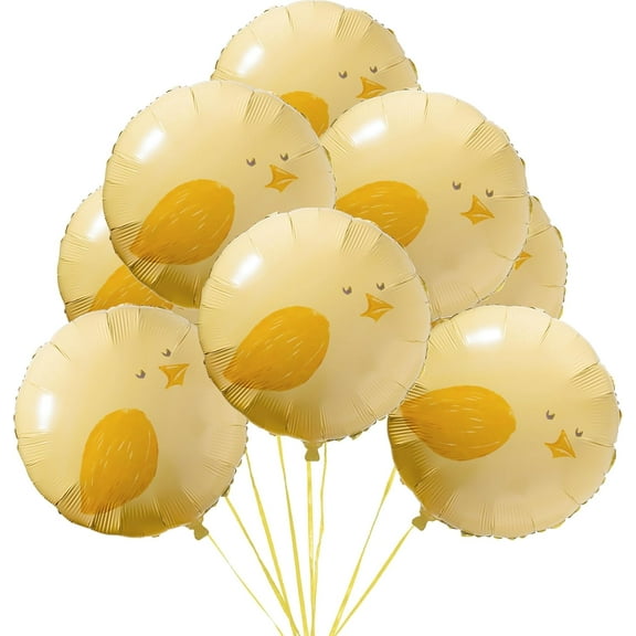 Cheerland Yellow Chicken Balloons Foil Balloon Chicken Birthday Decorations Farm Birthday Party Supplies