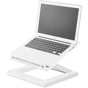 Actto Laptop Cooling Stand Holder, NBS-07W, Ergonomic Desktop Cooling Stand for Home or Office School Library Desk,White Product of Korea