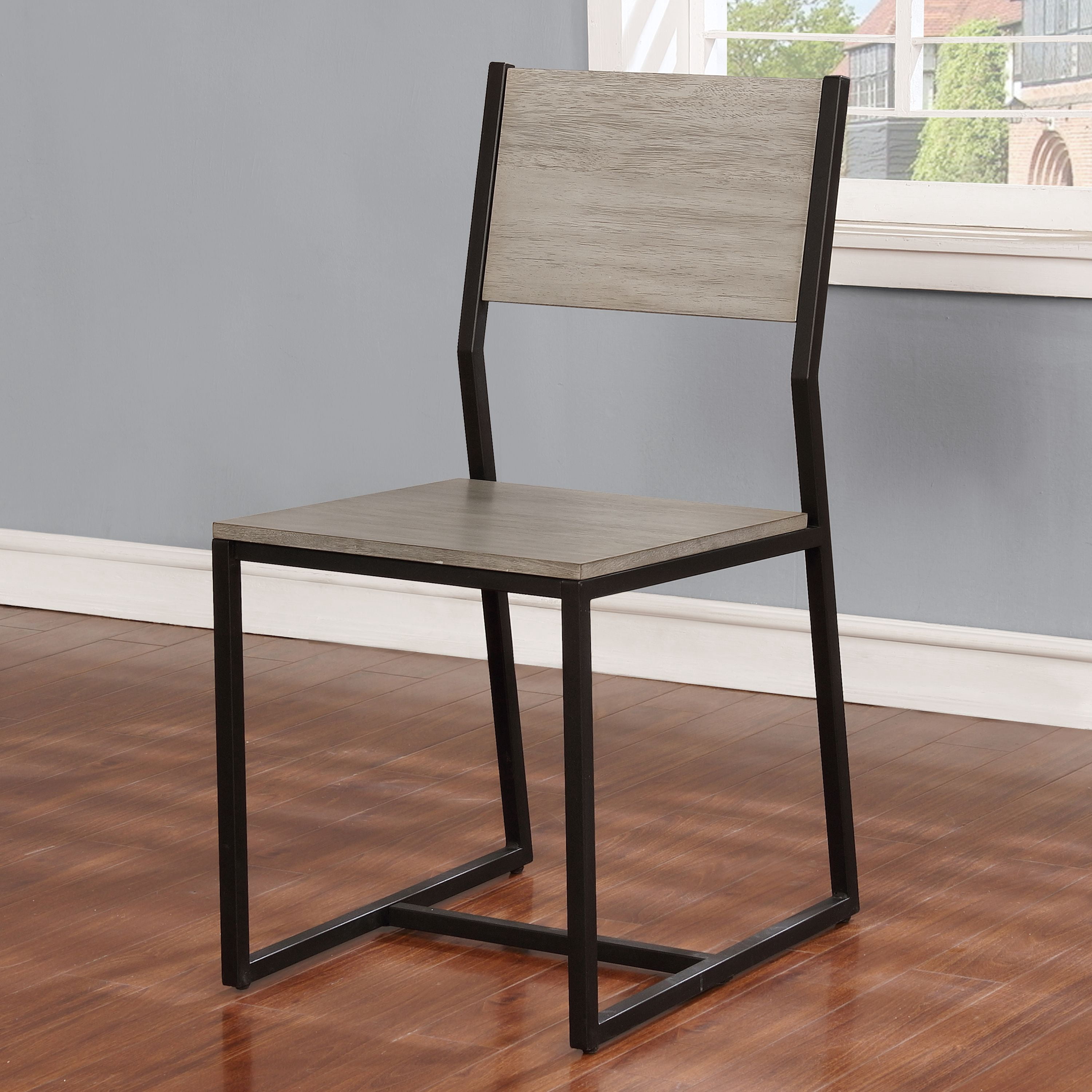Furniture of America Ervin Armless Dining Chairs - Set of 2, Two-Tone