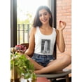 thumbnail image 2 of Leaning Tower Of Pisa Sketch Racerback Tank Women -Ethan Harper Designs, Female x-Small, 2 of 4