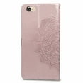 thumbnail image 6 of iPhone 6 6S Wallet Cases and Covers,  Slim Premium PU Flip Stand Cover Mandala Embossed Full Body Protection with Card Holder Magnetic Closure for iPhone 6 6S, Rosegold, 6 of 6