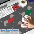 thumbnail image 2 of Long Mouse Pads for Desk,Dachshund Footprint Desk Mats on Top Of Desks, Desk Mouse Pad Extra Large with 3mm Non-Slip Base and Stitched Edge for Gaming,Office,Work,Home 47.3"x23.6", 2 of 6