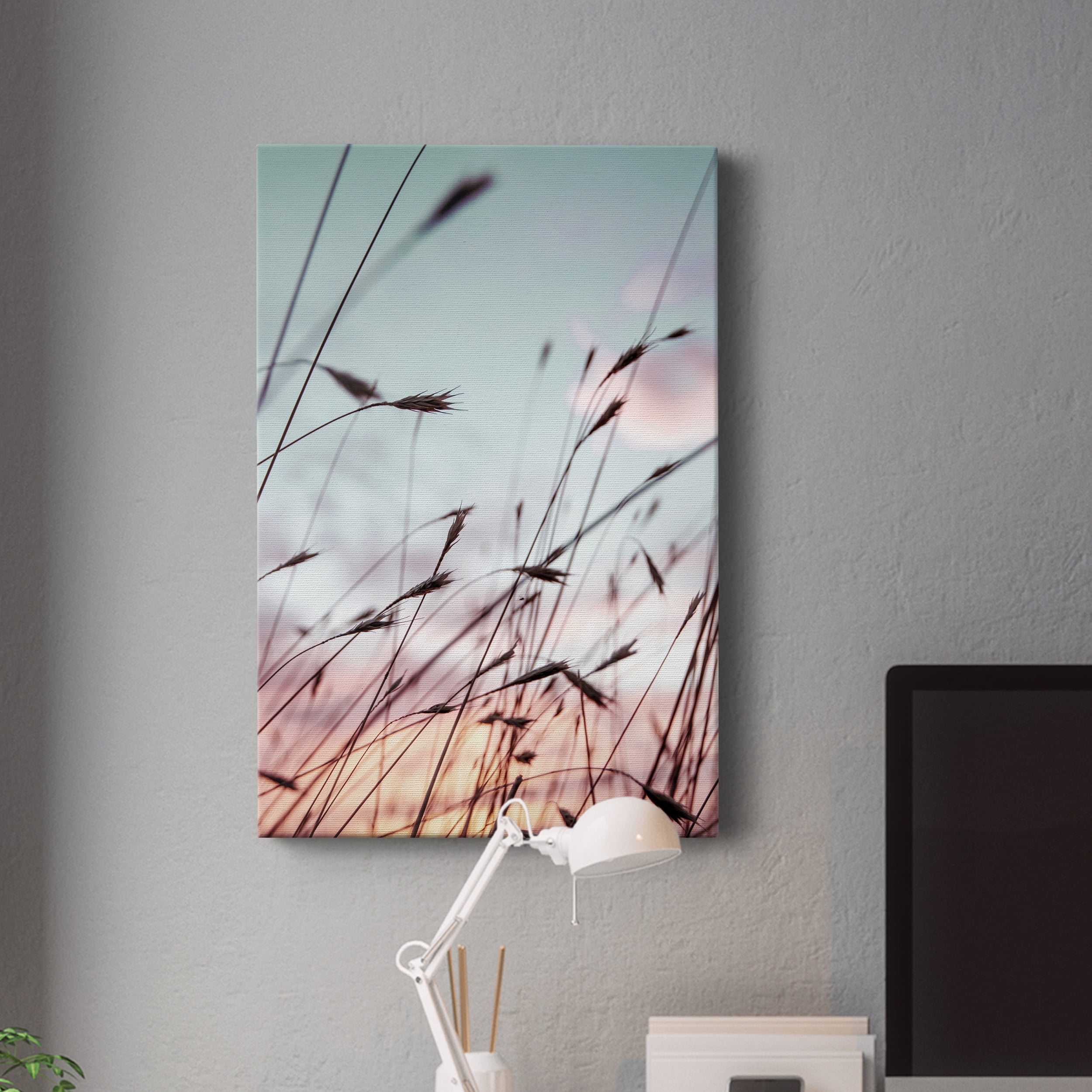 Falls Park Sunset Premium Gallery Wrapped Canvas - Ready to Hang - 12 x 18