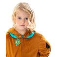 thumbnail image 4 of Scooby Doo Toddler Girls' Hooded Character Union Suit Lounge One-Piece Pajama Loungewear Sleepwear, 4 of 8