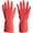 Wild Cherry, variant on ForPro Natural Rubber Gloves, 6 Pairs Reusable Multi-Purpose Household Cleaning Gloves with Soft Inner Lining, Waterproof & Chemical-Resistant, Lime Zest, Small