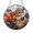 Stained Glass 5.9 Inch, variant on Scenic Mountain Meadow Cute Chipmunk Suncatcher Window Hanging Glass