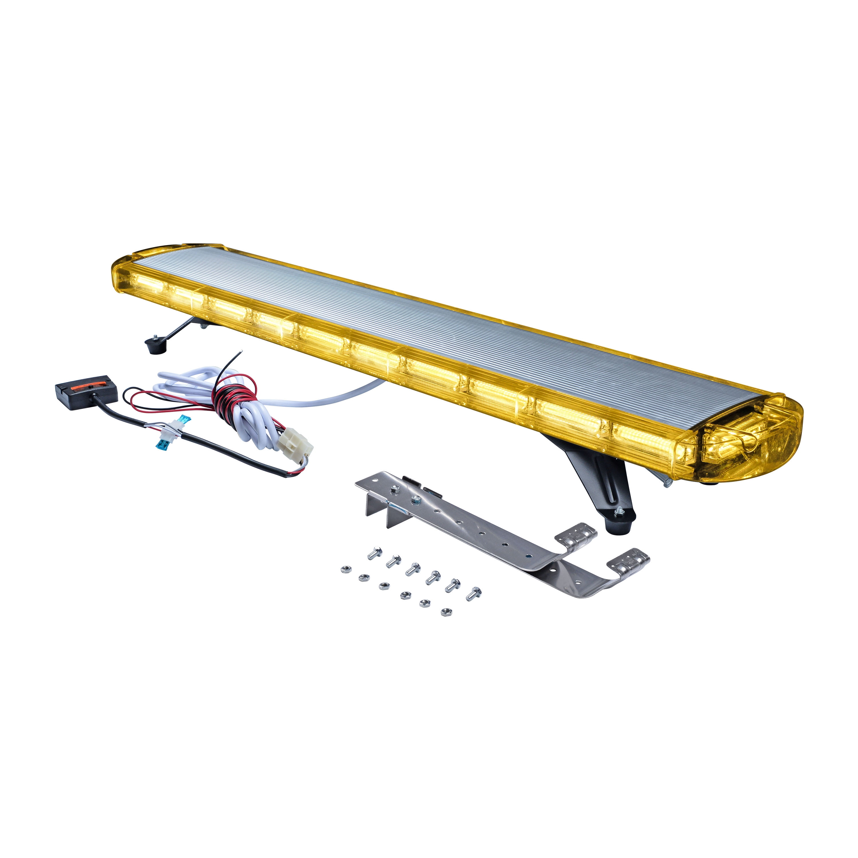 Astra Depot 47" Amber 330W COB LED Emergency Strobe Light Bar Car Truck