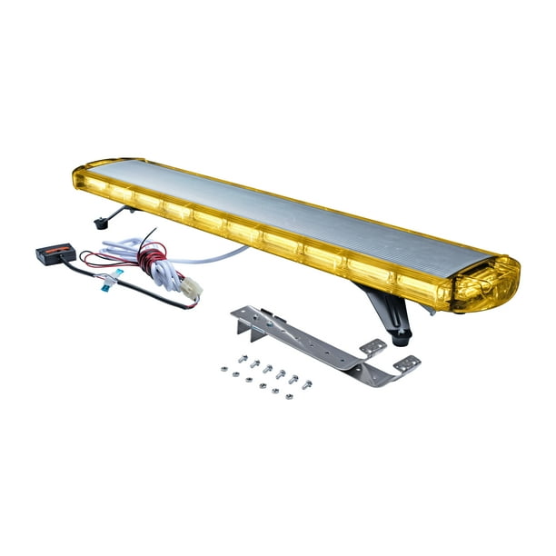47" Amber 330W COB LED Emergency Warning Security Strobe Light Bar