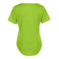 thumbnail image 5 of Uobin Womens Casual Solid Color Scoop Collar Plus Size T Shirts Short Sleeve Loose Summer Tops Tee with Pocket, 5 of 5