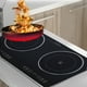 thumbnail image 5 of Placa Vitrocerámica Eléctrica Con 2 Quemadores, Placa Eléctrica Integrada, Estufa Eléctrica Con Temporizador De Control Táctil Para Todos Los Utensilios De Cocina, 5 of 7