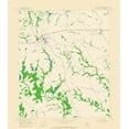 thumbnail image 2 of USGS 26x29 White Modern Wood Framed Museum Art Print Titled - Blooming Grove Texas Quad - USGS 1965, 2 of 4